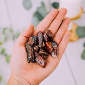 (2) Tumbled Brecciated Jasper Stones